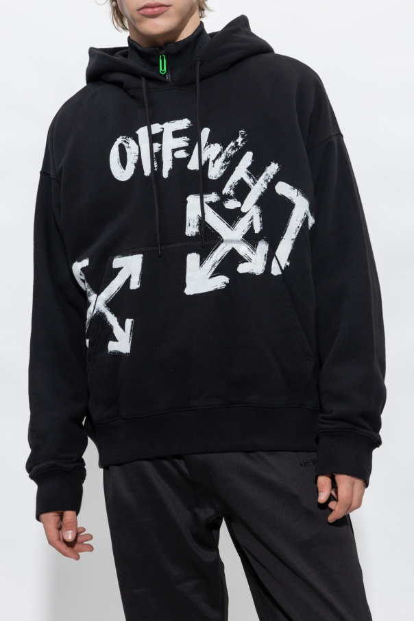 パーカー・フーディ Off-White Easybreezy Logo-Patch Hoodie Off-White Easybreezy logo-patch Hoodie | Grey | FARFETCH